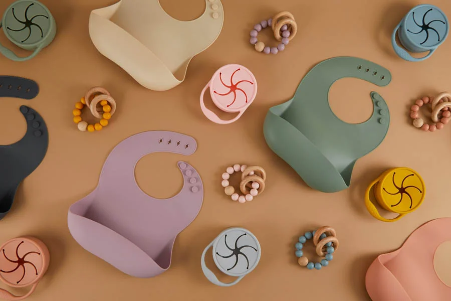 Silicone baby dinnerware